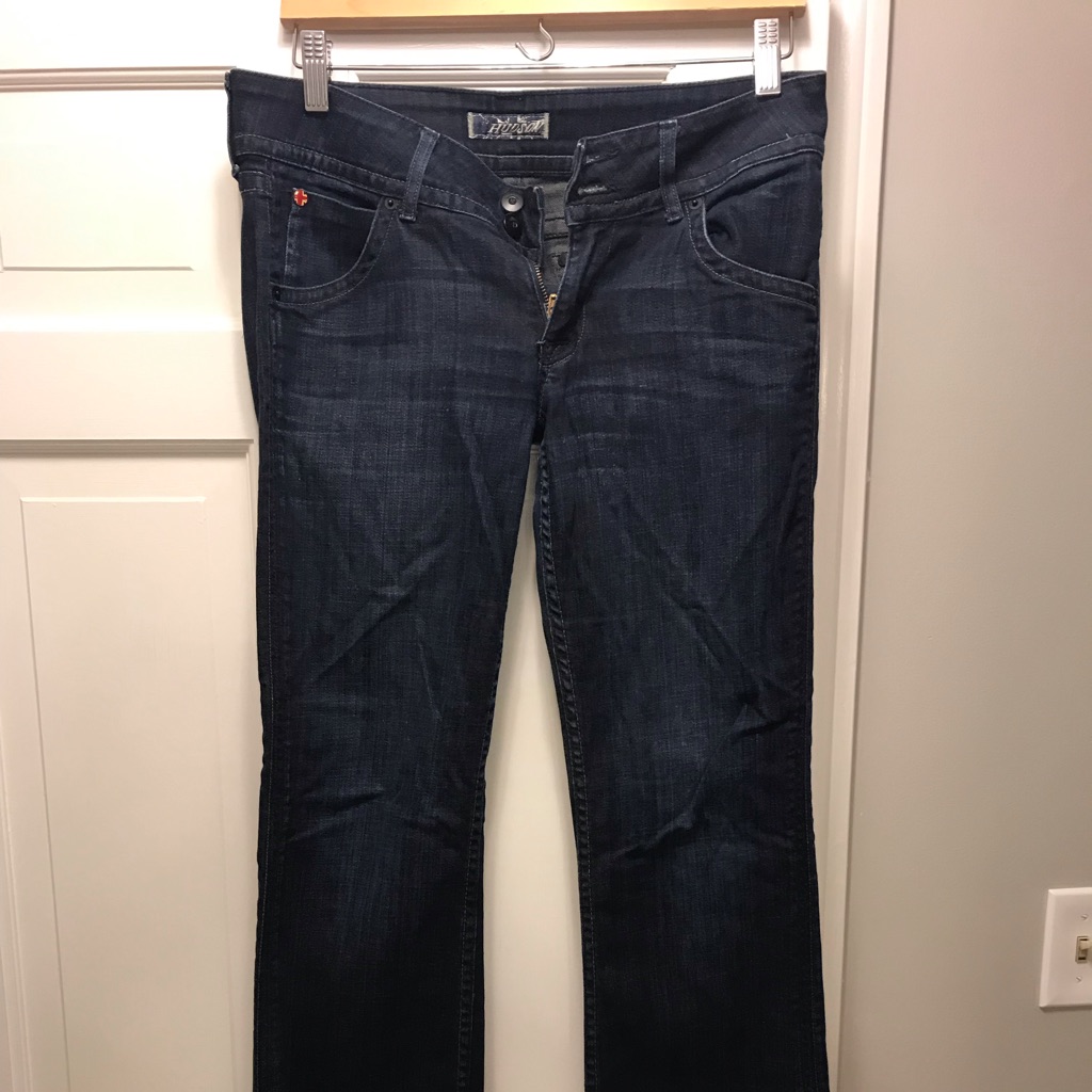 Hudson Lowrise Bootcut Dark Jeans
